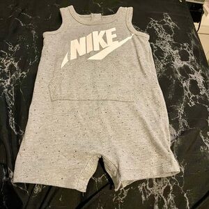 Nike Gray Speckled Romper